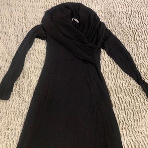 Athleta cozy black dress